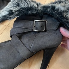 ショートブーツ　黒の画像