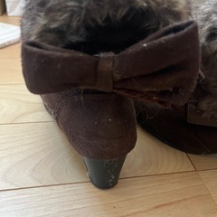 ショートブーツ　茶　の画像