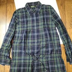 Eddie Bauer・チェック柄長袖シャツの画像