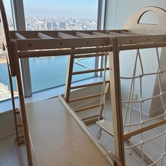 木製ジャングル　室内　乳幼児　玩具遊具　　　　の画像