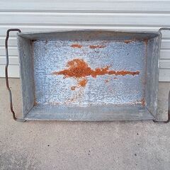 古道具～昭和レトロ～ブリキ？のケースの画像