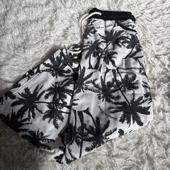 パームツリー柄ロングスカートの画像