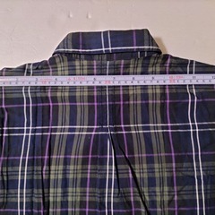 Eddie Bauer・チェック柄長袖シャツの画像