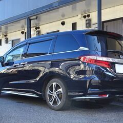 即乗りＯＫ 車検9年5月 オデッセイ アブソルート 衝突軽減ブレーキ ナビ フルセグTV Bluetooth フリップダウンモニター アラウンドビューモニター 両側パワスラ スマートキー クルコン LEDライト LEDフォグ ETCの画像