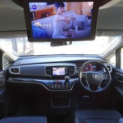即乗りＯＫ 車検9年5月 オデッセイ アブソルート 衝突軽減ブレーキ ナビ フルセグTV Bluetooth フリップダウンモニター アラウンドビューモニター 両側パワスラ スマートキー クルコン LEDライト LEDフォグ ETCの画像