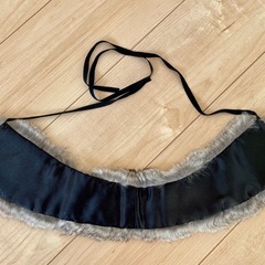 つけ襟　ラビットファーの画像