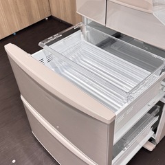 A1808🌟配送♻️設置🉑‼️2016年製パナソニック6ドア冷蔵庫470L NR-FVM471S-N🌟動作確認済⭕️保証付き✅の画像