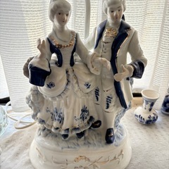 ヨーロピアン　ランプ　アンティークの画像