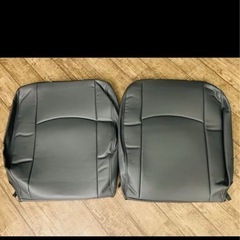 ¥12,999購入 軽自動車 革 シートカバー 2セットの画像