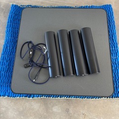 山善] カジュアル こたつ テーブル 75cm 正方形 一人暮らし フラットヒーター カーボンヒーター 手元電子コントローラー付き ブラック ESK-755の画像