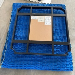 山善] カジュアル こたつ テーブル 75cm 正方形 一人暮らし フラットヒーター カーボンヒーター 手元電子コントローラー付き ブラック ESK-755の画像