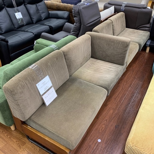 【軽トラ無料貸し出し】【a.depeche】【カウチソファー】【トレファク所沢店】