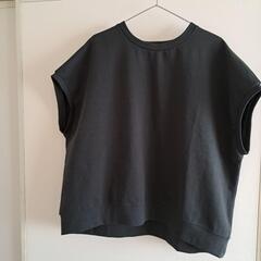 フェリシモ★スカートセットアップ半袖(ダークグリーン)　 ★試着のみ新品4Lの画像