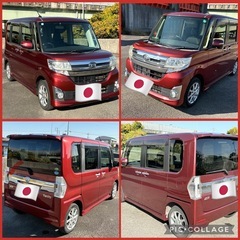 車検満タン！2年付き！パワースライドドア！Bluetooth！プッシュスタート！ナビ！デレビ！エコアイドル！長期車検！平成25年式！ダイハツTANTO CUSTOM 軽自動車三重愛知岐阜滋賀京都奈良大阪和歌山の画像