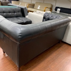 【軽トラ無料貸し出し】【チェスターフィールドソファー】【トレファク所沢店】の画像