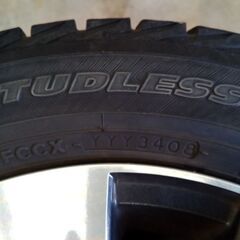 スタッドレスタイヤ　165/65R14　ホイール付きの画像