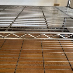 システムラック多少のサビあり！キャスター付きの画像