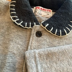 取引中【新品100サイズ】スヌーピーやわらかあったかパジャマの画像
