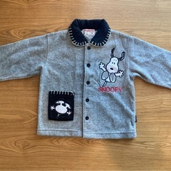 取引中【新品100サイズ】スヌーピーやわらかあったかパジャマの画像
