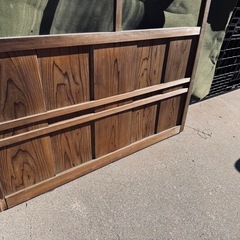 アンティーク 建具 ガラス引戸 レトロ②の画像