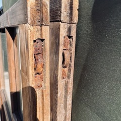 アンティーク 建具 ガラス引戸 レトロ③の画像