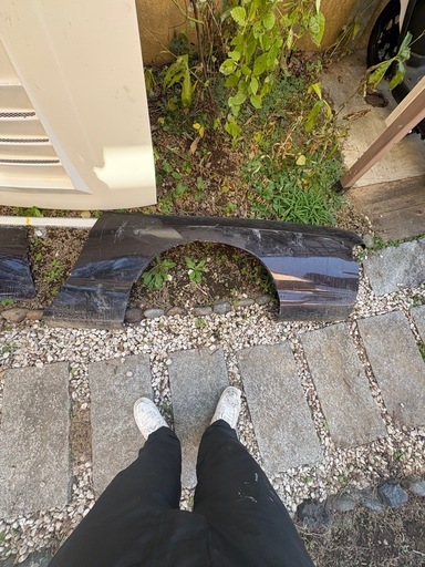 s13   シルビア　リア　ブリスターフェンダー　カット済み