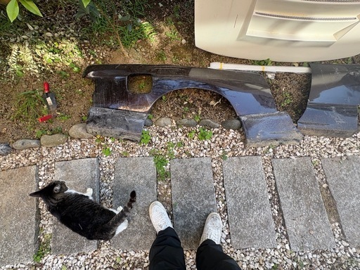 s13   シルビア　リア　ブリスターフェンダー　カット済み