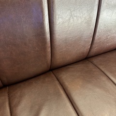 レザーソファ2人掛けの画像