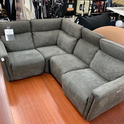 【軽トラ無料貸し出し】【ニトリ】【片側電動リクライニングソファー】【トレファク所沢店】