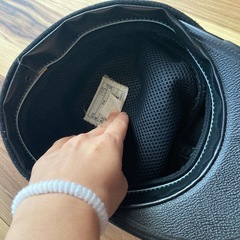 55cm 黒色　帽子　学生帽の画像