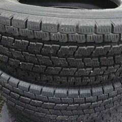 《2シーズン使用》ヨコハマ アイスガード スタッドレス 155/80R13 4本  エブリイ キャリイ 軽トラ リフトアップの画像
