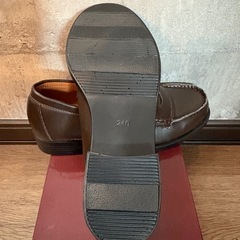 レディースブラウンローファー_普段履き23-23.5cmの画像