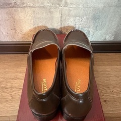 レディースブラウンローファー_普段履き23-23.5cmの画像