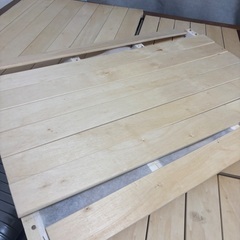 無印セミダブル収納ベッドの画像