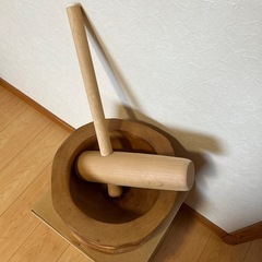 ミニ臼・杵 木製セットの画像