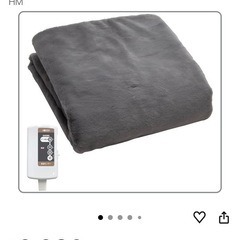 KODEN 電気掛敷毛布 CWB801R-HM シングルサイズ 188x130の画像