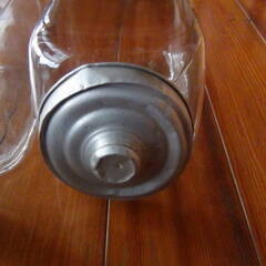 猫瓶 ガラス容器 気泡入り? 2個まとめて 昭和レトロ 中古品 現状品の画像