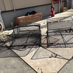 干物干し網かごの画像