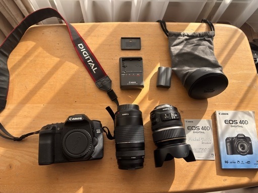 CANON EOS 40D ダブルレンズセット＋三脚