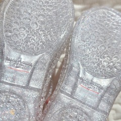 キラキラ 光る ジュエルサンダル 15cmの画像