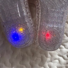 キラキラ 光る ジュエルサンダル 15cmの画像