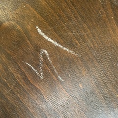 【現状品】木製　ダイニングチェア2セットの画像