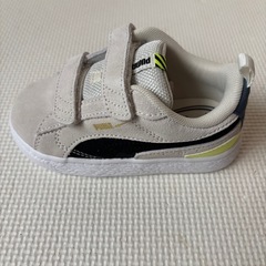 PUMA スニーカー 382207-01 15cm グレー/ブラック/イエローの画像