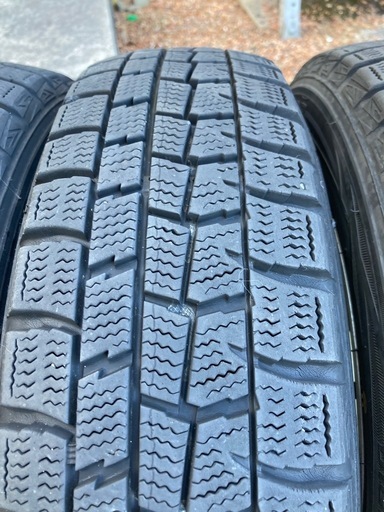 軽四自動車用 アルミ付きスタッドレスタイヤ 155/65R14 4本 DUNLOP WINTER MAXX 本日30日お渡し可能です。