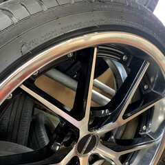 中古weds 19インチアルミホイールセットの画像