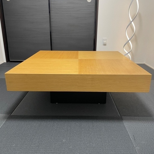 アルモニア lacca 木製テーブル正方形モダン (いろは) 宝積寺の