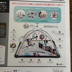 Tiny Love Black & White ベビージムの画像