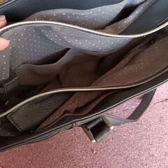 黒のシンプルトートバッグ ワンシーズン美品の画像