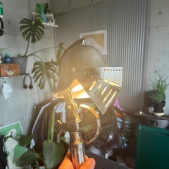 アンティーク騎士ランプの画像