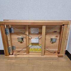 無印良品折り畳み式テーブルの画像